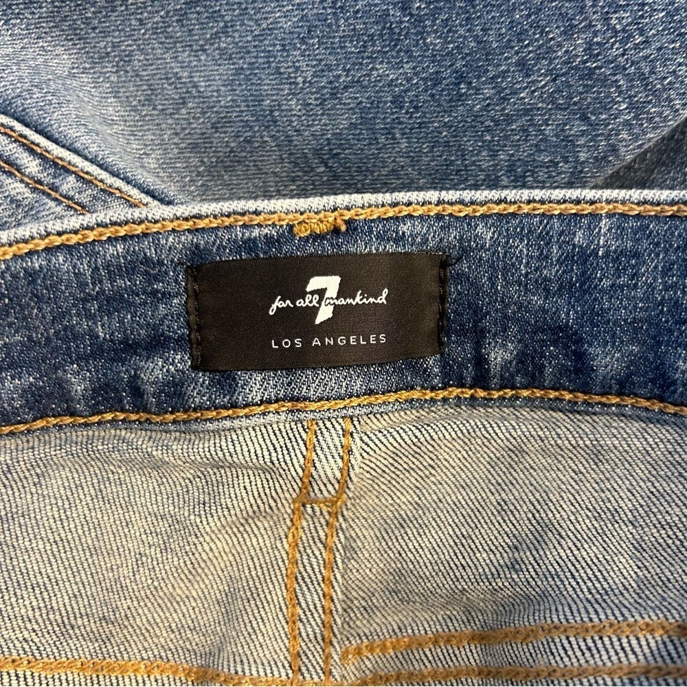 7 For All Mankind Women’s Ankle Skinny Jeans in Sloane Vintage Wash, Size 26 - Picture 8 of 13